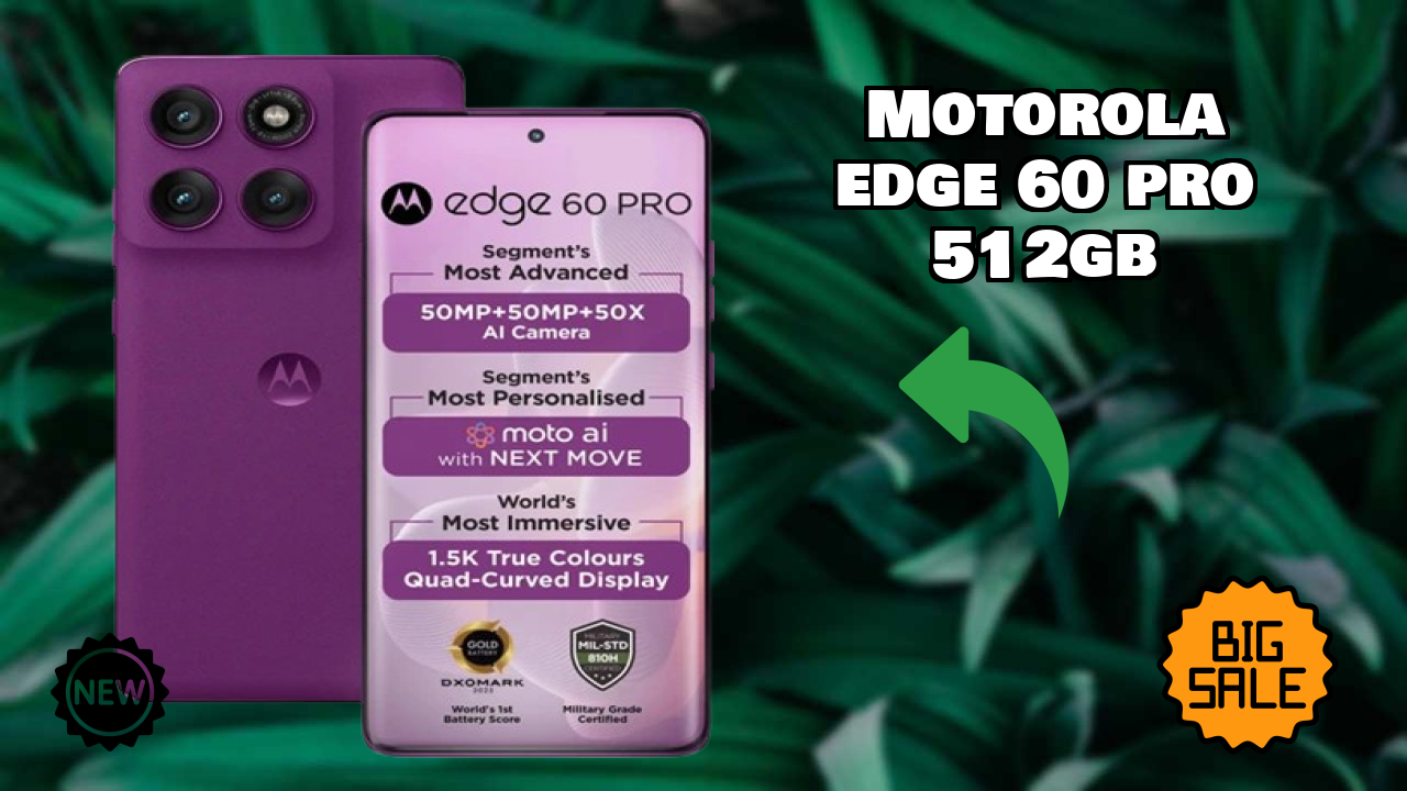 Motorola Edge 60 Pro 512GB Gaming Performance: MediaTek Dimensity 8350 Extreme Edition FPS