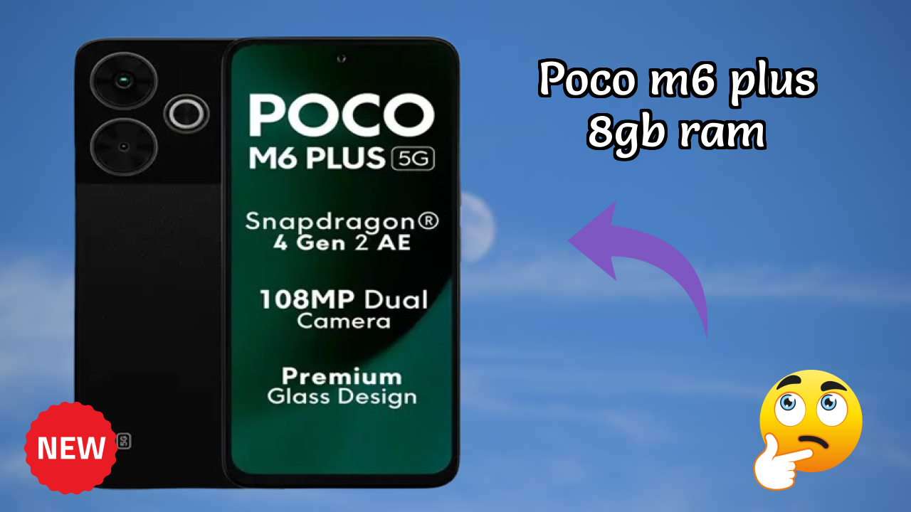 POCO M6 Plus 8GB RAM Gaming Test: Snapdragon 4 Gen 2 Accelerated Edition FPS Performance
