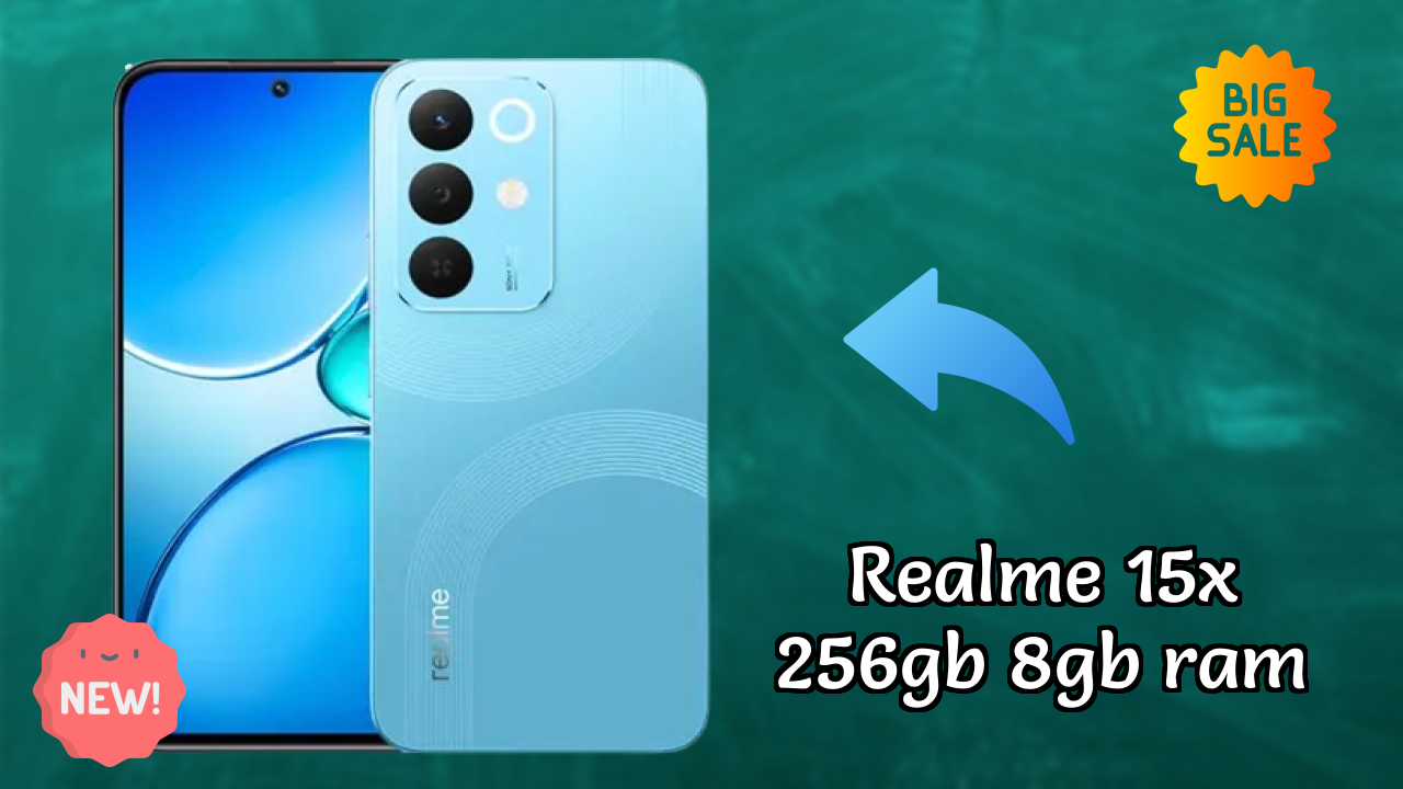 Realme 15x 256GB 8GB RAM Camera Quality: 50 MP Rear Camera Low Light