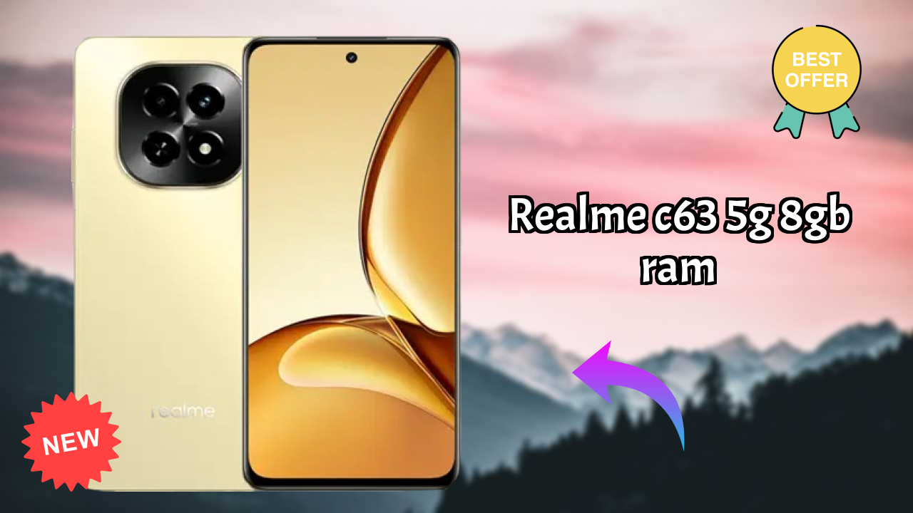 Realme C63 5G 8GB RAM Display Technology: 6.67 Inches (16.94 Cm) Screen