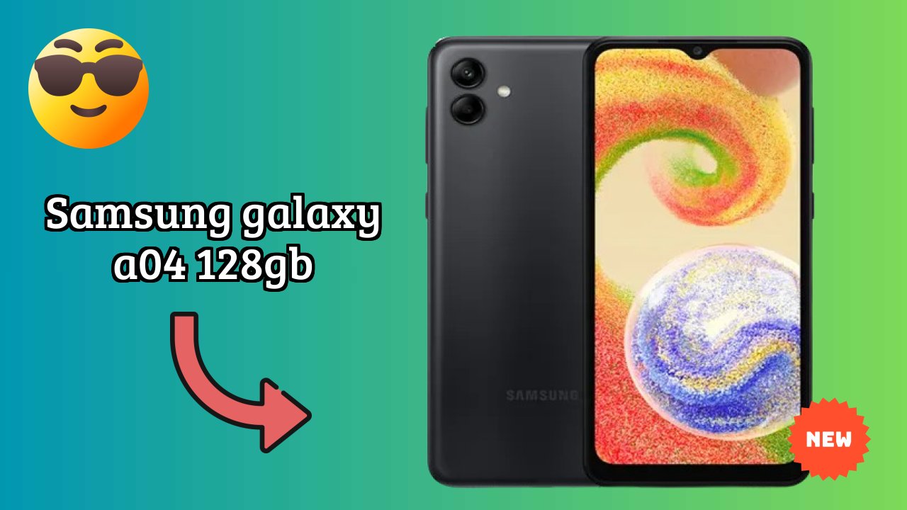 Samsung Galaxy A04 128GB Display Quality: PLS LCD Explained
