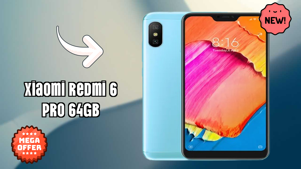 Xiaomi Redmi 6 Pro 64GB Camera Quality: 12 MP + 5 MP Rear Camera Low Light